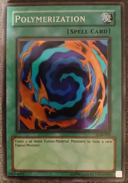 Yu-Gi-Oh! TCG Polymerization LOB-059 Super Rare Unlimited Edition - Image 1