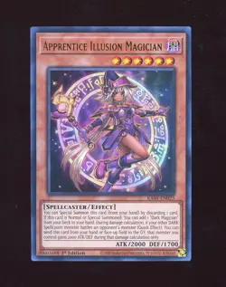 Ultra Rare Apprentice Illusion Magician RA04-EN023 NM 1st Ed. Yugioh Stampede - Image 1