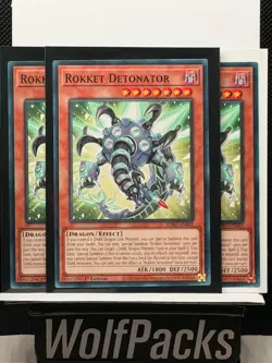 Yu-Gi-Oh! TCG Burst Protocol - Rokket Detonator BPRO-EN003 Lot of 3 - Image 2