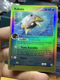 Kabuto 39/100 EX Sandstorm 2003 Reverse Holo e-Series Pokemon Card TCG - Image 3