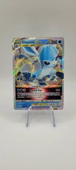 Pokemon TCG: Glaceon VSTAR SWSH197 Black Star Promo Holo Card NM - Image 1