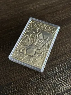 Pokemon Special Edition 23 karat Gold Plated Trading Card / #06 Charizard - Image 1