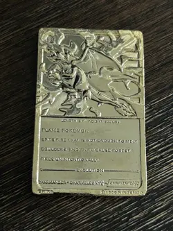 Pokemon Special Edition 23 karat Gold Plated Trading Card / #06 Charizard - Image 3