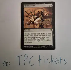 Pain's Reward card - Saviors of Kamigawa - Magic MTG - NM - TCG Value $8.50 - Image 1
