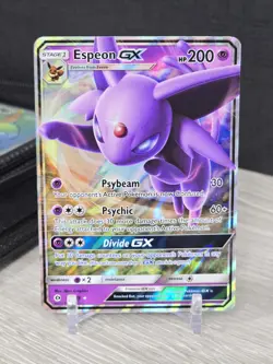 Pokemon Card Espeon GX 61/149 Sun & Moon Base Set 2017 Holo Ultra Rare Card NM - Image 3