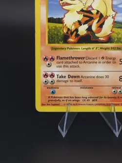 Arcanine 23/102 Base Set Shadowless - Pokemon Card TCG - Image 4