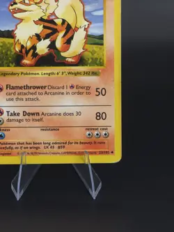 Arcanine 23/102 Base Set Shadowless - Pokemon Card TCG - Image 5