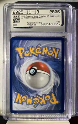 Pokemon TCG Mega Lucario EX Full Art Holo Card 160/132 Ultra Rare Mega Evolution - Image 2