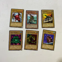1996 Vintage Yu Gi Oh Card Lot Of 6 Vintage 1st Edition Ungraded Mixed - Image 1
