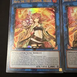 Yu-Gi-Oh! 6 Card Lot ULTRA RARE 1st Ed Lyna The Light & Hiita Fire Charmer - Image 3