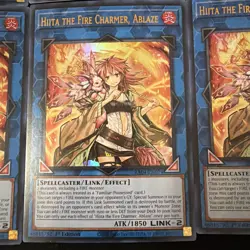 Yu-Gi-Oh! 6 Card Lot ULTRA RARE 1st Ed Lyna The Light & Hiita Fire Charmer - Image 4