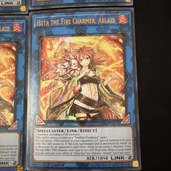 Yu-Gi-Oh! 6 Card Lot ULTRA RARE 1st Ed Lyna The Light & Hiita Fire Charmer - Image 5