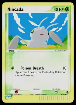 Pokemon Card - Nincada Dragon 66/97 Common Reverse Holo - Image 1