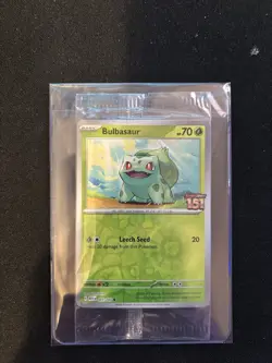 Bulbasaur 151 Stamped Promo Card 001/165 Sealed, Best Buy Exclusive - Image 1