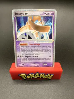 Pokemon TCG Deoxys EX Deoxys Holo Rare Card 2005 99/107 NM/LP - Image 1