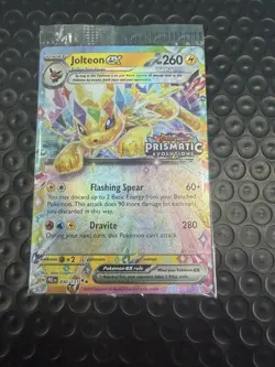 Pokemon TCG Jolteon EX 030/131 Stamped Promo Card - Sealed - Image 1
