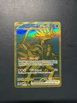 Pokemon TCG Scarlet & Violet Paldean Fates Koraidon EX Card 245/091 - Image 1