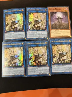 Yu-Gi-Oh! 6 Card Lot ULTRA RARE 1st Ed Lyna The Light Charmer RA04-EN081 Lustrou - Image 1