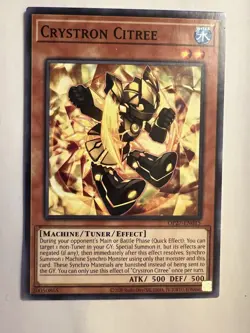 Yugioh! Crystron Citree - OP27-EN015 NM OTS Official Tournament Pack 27 Card NM - Image 1
