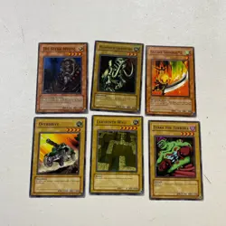 1996 Vintage Yu Gi Oh Card Lot Of 6 Vintage 1st Edition Ungraded Mixed - Image 1