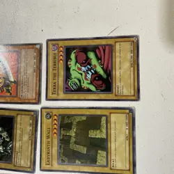 1996 Vintage Yu Gi Oh Card Lot Of 6 Vintage 1st Edition Ungraded Mixed - Image 3