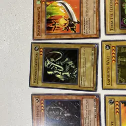 1996 Vintage Yu Gi Oh Card Lot Of 6 Vintage 1st Edition Ungraded Mixed - Image 5