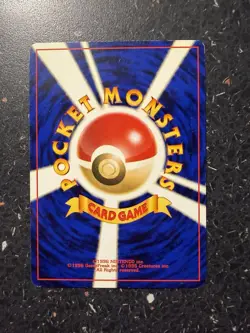 Giovanni's Nidoking Holo Rare 034 Japanese Gym Challenge Pokemon Card Old Back - Image 2