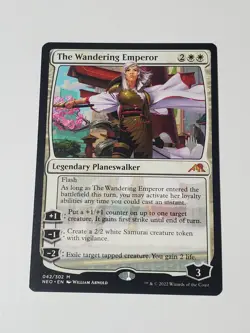The Wandering Emperor Promo Pack: Kamigawa: Neon Dynasty Regular - Image 1