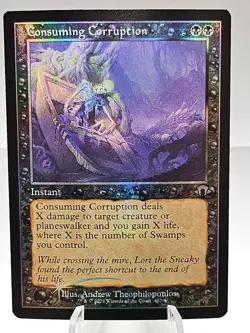 1 x Consuming Corruption - Foil - Retro Frame - Modern Horizons 3 - NM-Mint - MT - Image 1