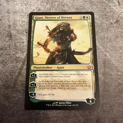 Ajani, Mentor of Heroes - Journey into Nyx - MTG Magic the Gathering - NM - Image 1