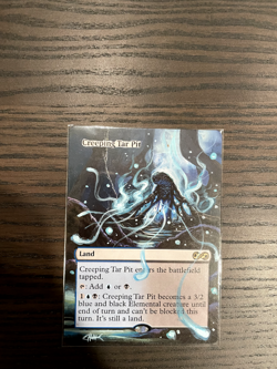 Creeping Tar Pit (Extended Altered Art, Acrylic Paint) - Image 1