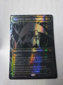 Elesh Norn, Mother of Machines (Oil Slick Raised Foil) Phyrexia: All Will Be One - Image 1