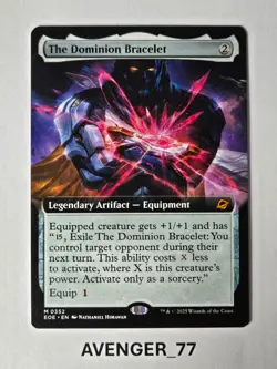 Magic Gathering MTG #0352 The Dominion Bracelet Extended Art Edge of Eternities - Image 1
