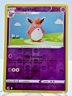 WIGGLYTUFF - 111/264 - REVERSE HOLO - FUSION STRIKE - POKEMON TCG - NM - Image 1