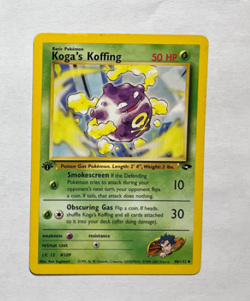 Pokemon TCG 48/132 Koga's Koffing Gym Challenge 1st Ed Uncommon - Image 1