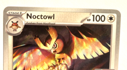 Pokemon Noctowl Rare Cosmos Holo + FREE extra Rare card! - Image 2