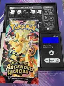 VERY HEAVY! 22.60g Pokemon TCG Ascended Heroes Booster Pack (SEALED) GOD PACKU! - Image 1