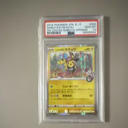 Pokemon Shibuya's Pikachu 002/S-P S-P Sword & Shield Promos Holo Japanese PSA 10 - Image 2