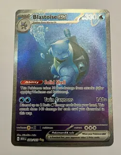 Blastoise 200/165 Scarlet & Violet 151 Special Illustration. Rare NM Pokemon TCG - Image 1
