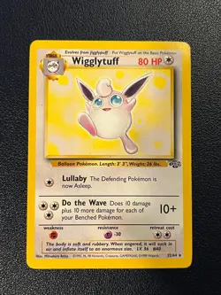 Pokemon Jungle Set Unlimited Wigglytuff 32/64 Non-Holo Rare MP - Image 1