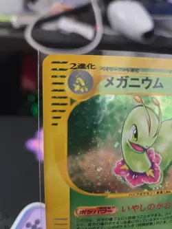 Meganium 102/128 Holo 1st Edition 2001 Pokemon Japanese Expedition - Image 3