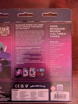League Battle Deck - Shadow Rider Calyrex VMAX Pokemon - Sealed Product - Image 2