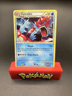 2010 Pokemon HeartGold & SoulSilver #123/123 Gyarados Holo NM/LP Swirl - Image 1