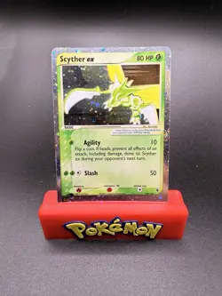 Pokemon TCG Scyther Ex 102/109 Holo Rare Ruby And Sapphire LP+ - Image 1