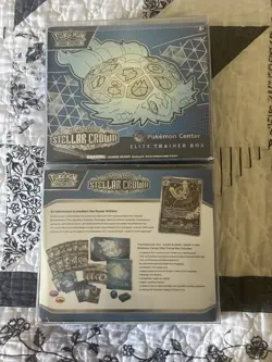 Pokemon Center Exclusive Stellar Crown Elite Trainer Box ETB With Protector! - Image 1