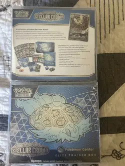 Pokemon Center Exclusive Stellar Crown Elite Trainer Box ETB With Protector! - Image 2