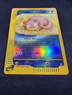 2003 Pokemon Aquapolis Slowpoke Reverse Holo #108/147 LP FREE SHIPPING - Image 3