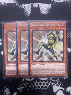 Yu-Gi-Oh 3X Inzektor Hopper Rare 1st Edition NM The Grand Creators - Image 1