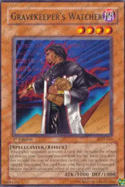 Yugioh! LP Gravekeeper's Watcher - PGD-064 - Rare - 1st Edition Lightly Played, - Image 1