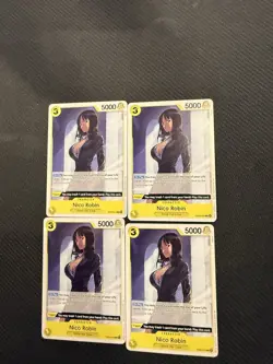 4X Nico Robin (054) EB03-054 Extra Booster: One Piece Heroines Edition PLAYSET - Image 1